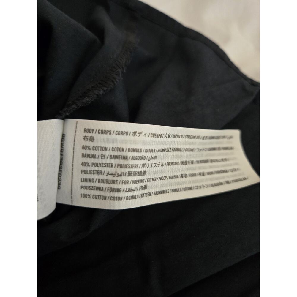 Abercrombie & Fitch Emerson Black Puff Sleeve Mini Dress Cottage Coquette Small - Picture 5 of 7